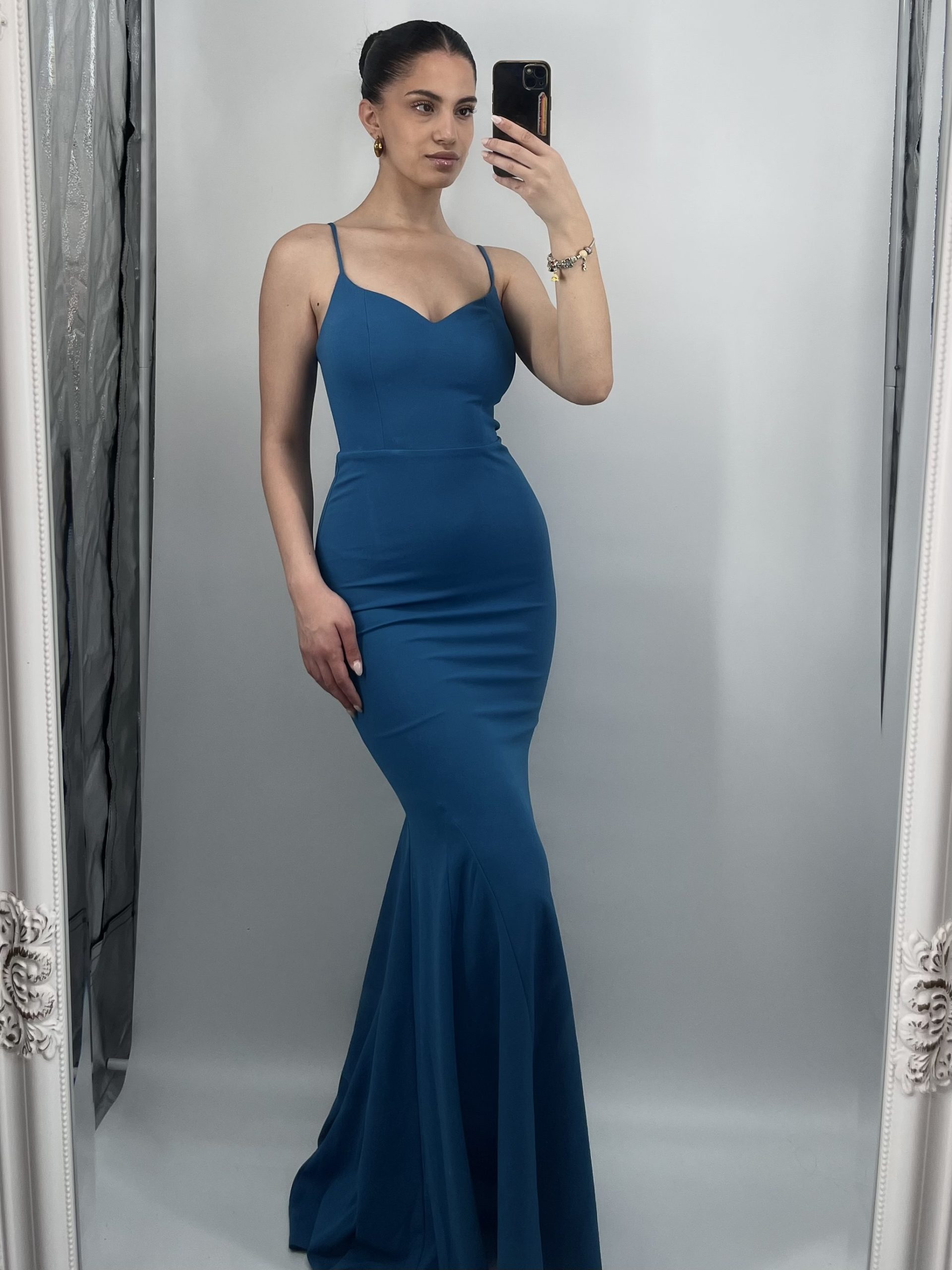 image00012 MAXI TIGHT BLUE DRESS - Image 1